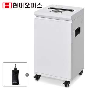현대오피스페이퍼프랜드 대형 저소음 문서세단기 미세칩 12매 40L PK-230K PRO 파쇄기