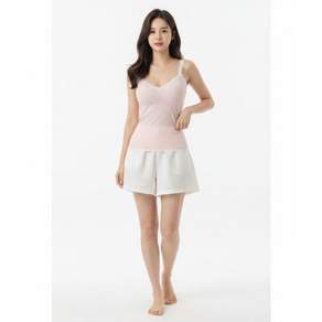 KINDAME 코튼 아일렛 캡내장 나시