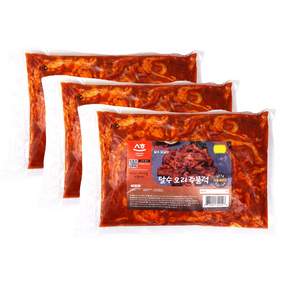 달수오리주물럭 당일제조발송 국내산고춧가루사용 오리불고기 총 1.5kg