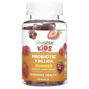 라이퍼블 프로바이오틱 Probiotic 네추럴베리맛 어린이용 50억CFU 구미젤리 60개