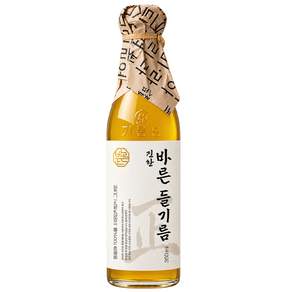 들기름 저온압착 깨끗한 통들깨 100% 350ml