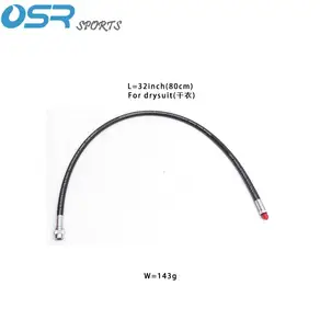 OSR SPORTS 스쿠버 다이빙 305PSI BCD 드라이슈트용 저압 호스