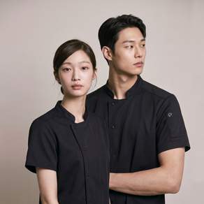 퍼블릭스테이션 올 메쉬 반팔 조리복