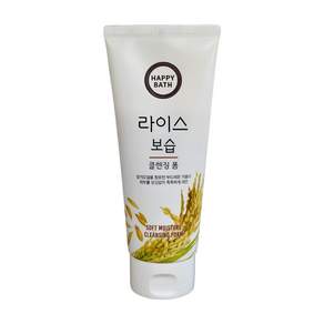 해피바스 라이스 보습 클렌징폼