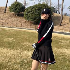 여성 남성 골프니트 투톤블럭 골지 골프니트 커플 남녀공용 신축성 봄 가을 빅사이즈 여자골프니트 여성골프니트 커플골프니트 커플골프웨어 커플골프의류