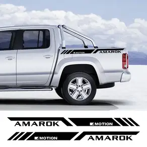 폭스 바겐 Amarok 트럭 바디 후드 장식 데칼 트렁크 비닐 커버 자동 튜닝 액세서리 용 픽업 바디 사이드 스
