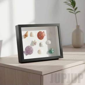 줍줍픽픽 입체관액자 관액자 6x8 블랙