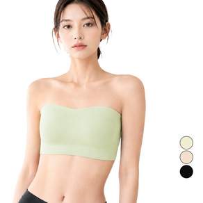 Veimia 베이미아 끈없는 브라 흘러내리지 않는 가슴 작아 보이는 심리스 브라탑