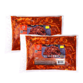 달수오리주물럭 당일제조발송 국내산고춧가루사용 오리불고기 500gx2팩 총 1kg