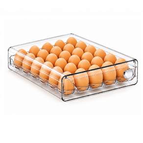 HONGAI 서랍식 계란 보관함 트레이 1단 30구