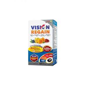 ABO Nutrition VisionREGAIN Eye Vitamin Beyond AREDS 2 포뮬라 루테인 제아잔틴 사프란 추출물 황반 및 망막 건강을 위한 블루베