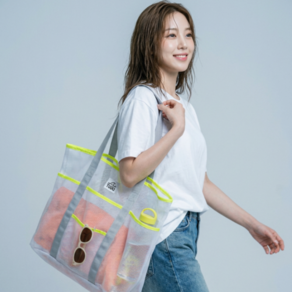 투도 특대형 메쉬 비치백 물놀이가방 다용도