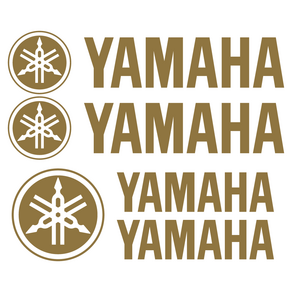 바이크 야마하(yamaha) 세트 스티커 / 20 cm x 17 cm 튜닝꾸미기레터링데칼커팅