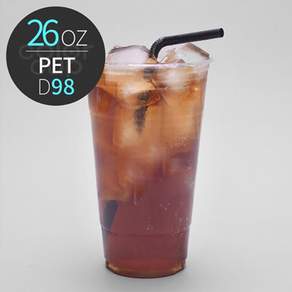 [소분] PET 26oz D98 KP 투명컵 500개
