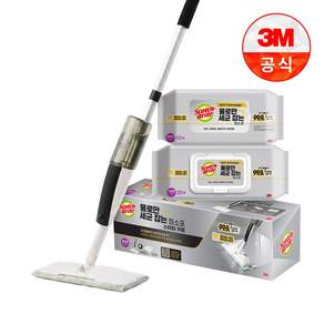 [3M]물로만 세균잡는 표준형 막대걸레 스타터킷+청소포 30매