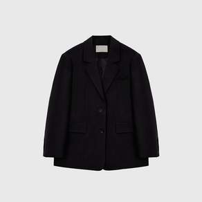퀸스래빗 Wool Basic Single Breasted Jacket