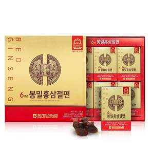 풍기인삼농협 황풍정 6년근 봉밀홍삼절편 20g x 6개 건강간식