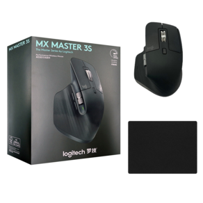 로지텍 MX MASTER 3S 마우스 + 스토리링크 마우스패드