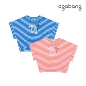 아가방 초코쿨ST티셔츠 PINK BLUE 01Q331003