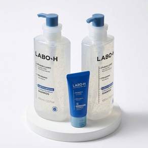 LABO H 두피강화클리닉 쿨링&노세범 샴푸 400ml 2pack + 증정