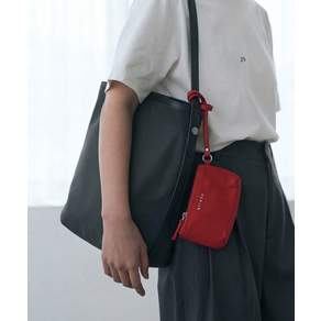시야쥬 SIAC3125 Loop Nylon Mini Pouch_Red