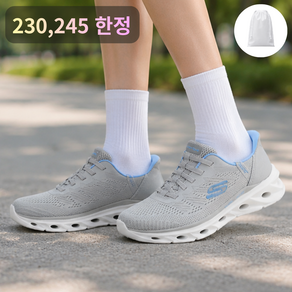 [정품] 스케쳐스 여성 스위프트핏 슬립인스 글라이드스텝2.0 발편한 경량 쿠션 산책 운동화 (파우치 증정)