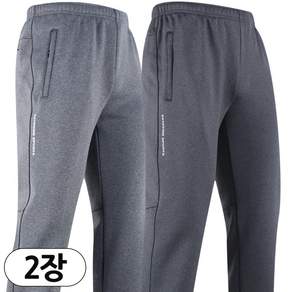 2장 [더빅보스] 겨울 남성용 P 902 멜란지 트레이닝 _ 기모안감 보온 방한 빅사이즈 M~5XL 스판 우수하고 착용감 좋은 기본 데일리 밴딩바지 B889