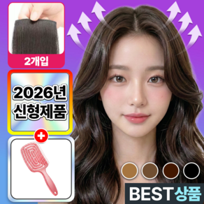 에어릴리 리얼핏 옆머리 볼륨 가발 헤어피스 여성