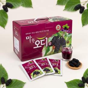 증평 오디즙 국산 오디 100% 무첨가 착즙원액 100ml*30포