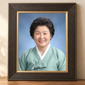 장수사진 액자 세트 사진보정 11x14 브라운 골드 칠순 팔순 생신 선물