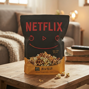 넷플릭스 점보팝콘 특대형 봉지스낵 400g