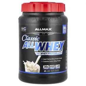 늘 감사드립니다 ALLMAX (올맥스) CLASSIC ALLWHEY® 100% 유청 단백질 원료 바닐라 907g(2lbs) 많은관심감사드립니다