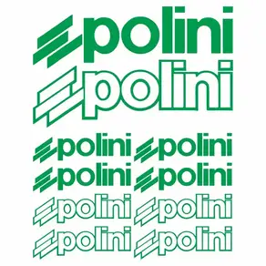 창의력 자동차 스티커 10pcs 세트-Polini 오토바이 자동차 PVC 데칼 그래픽 스티커 방수 선 스크린 키트와