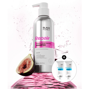 BLACKFORET 민감두피 탄산거품 탈모 완화 샴푸 500ML + 60ML 2개 추가 증정