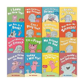 영문 유아도서Elephant & Piggie 시리즈 페이퍼백 16종 세트 Paperback (영국판) 9781529520941 2420768