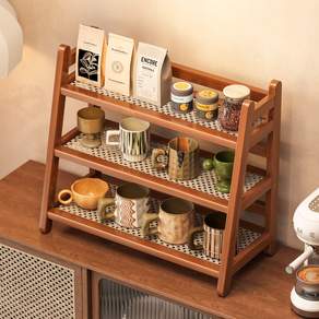 CUBBYCASE 데스크 수납 선반 다층 정리대 기숙사 책상 정리 선반 주방 조미료 수납 선반 컵걸이 화장품 향수 진열대