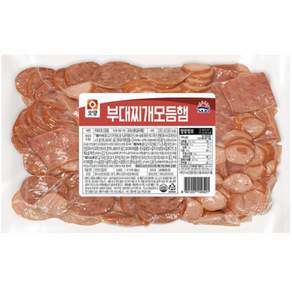 사조 오양 부대찌개 모듬햄 1kg x 8개 / 부대찌개햄 슬라이스햄