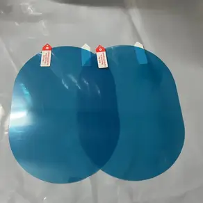 호환2Pcs 자동차 방수 필름 사이드 미러 보호 비 안티 안개 멤브레인 스티커 액세서리