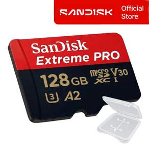 샌디스크 마이크로 SDHC SDXC CARD 익스트림 프로 V30 4K UHD 고성능 촬영 기기 최적화 + 메모리카드 케이스 패키지