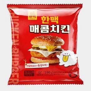 한맥식품 혼담은 냉동 매콤치킨버거 매콤한순살치킨햄버거