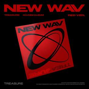 트레저 TREASURE 미니 4집 [NEW WAV] RED ver.