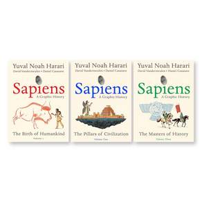 Sapiens Graphic Novel 3종 낱권 세트, Harper Perennial