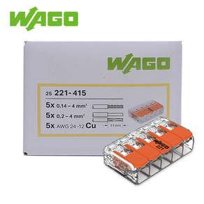 와고 커넥터 221-415 모든전선용 5P 단자 레버타입 ( 1BOX)