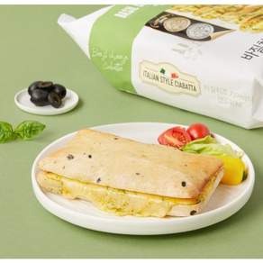 바질치즈 치아바타 샌드위치