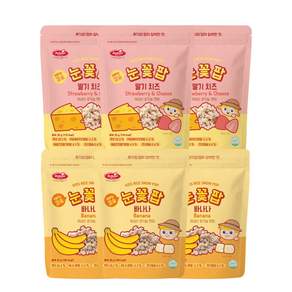베베스트 처음먹는 칼슘 눈꽃팝 딸기치즈 3개 + 바나나 3개