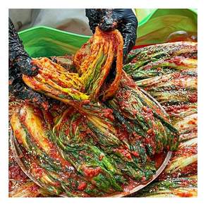 [농가살리기] 한식명인 제철 단배추 포기김치 2kg (국내산 얼갈이)