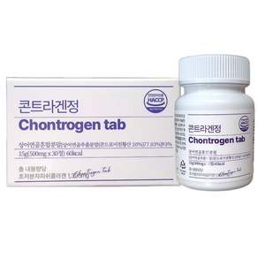 콘트라겐정 500mgX30정 콘드로이친 상어연골분말