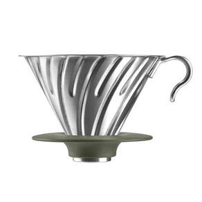 HARIO(하리오) V60 메탈 드리퍼 1~4잔용 실버 일본제 O-VDM-02-HSV