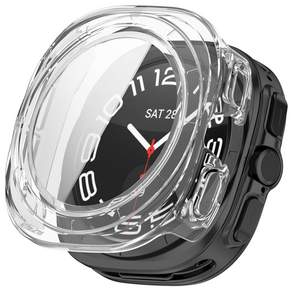 Fegwilde 갤럭시워치 울트라 호환 47mm 풀커버 케이스 PC 하드 강화유리 2024/2025
