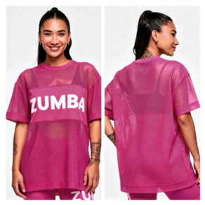 YS댄스 ZW 줌바 Zumba 에어로빅복 줌바웨어 상의 댄스복 티셔츠 _ 여성 줌바댄스 매쉬 T1360